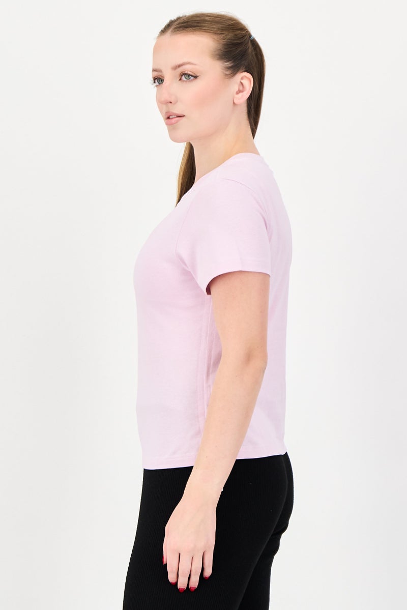 PUMA Women Asia Fit Short Sleeve Outdoor Top, Light Pink - Image 2